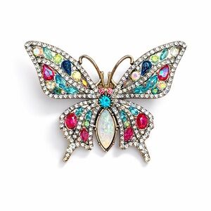 ⚜️ Multicolor Butterfly Brooch